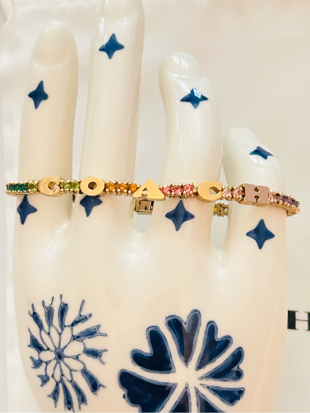 NWOT Coach Rainbow Tennis Bracelet - Picture 4 of 15